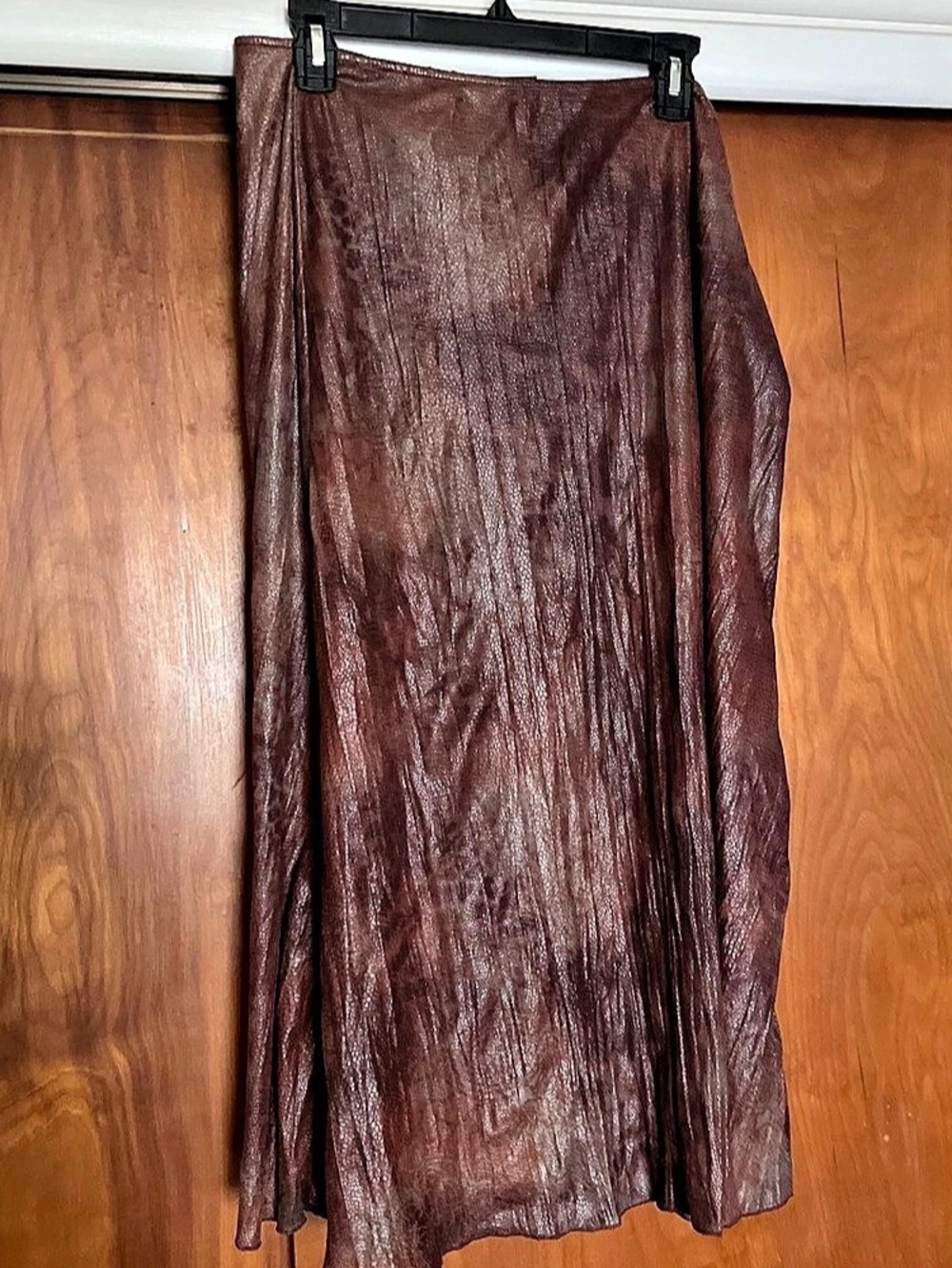 Tribal Brown Maxi Skirt Size 10 Like New